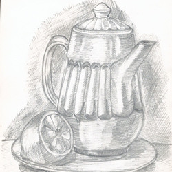 Натюрморт с лимоном