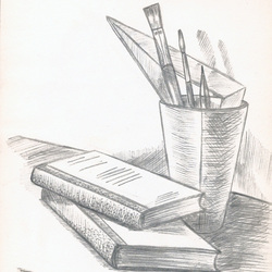 Натюрморт с книгами