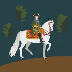 Екатерина II на лошади