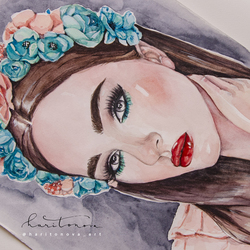 Акварельный портрет