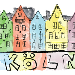 Дома открытка