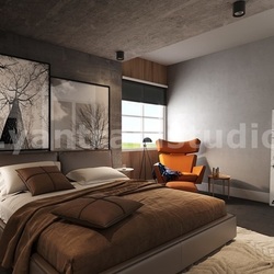 Дизайн Элегантной Спальни в студии дизайна интерьеров жилых помещений от Architectural Rendering Companies