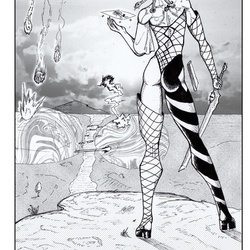 Кусок страницы из манги Лилит