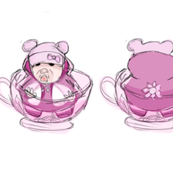 Девочка в кружке?