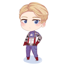 Чиби Капитан Америка