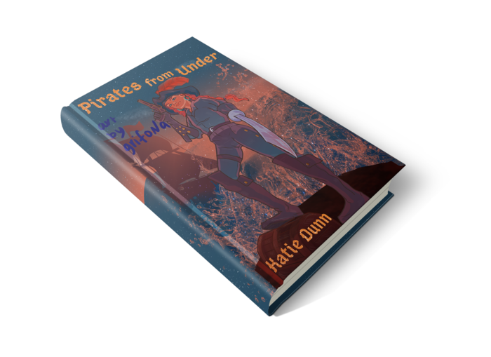 Иллюстрация Pirates from Under в стиле книжная графика,