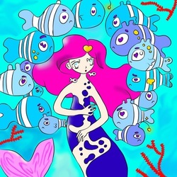 Русалочка- как рыбка в море 