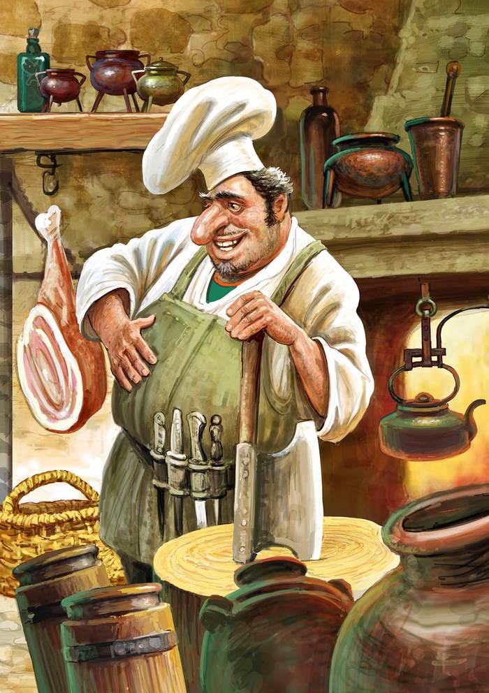 Иллюстрация Ми...М....ко_25 в стиле книжная графика