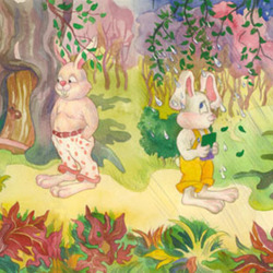 иллюстрации к сказке про зайца