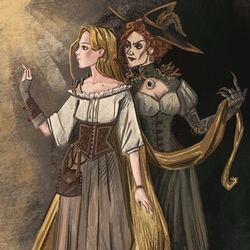 Рапунцель и ведьма