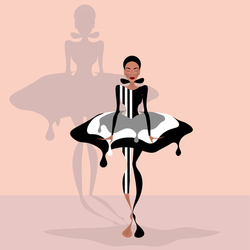 Восковая юбка. Wax skirt.