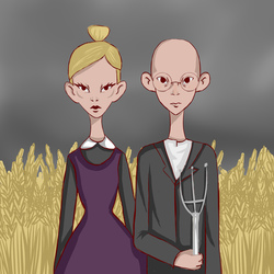 Пародия на американскую готику 