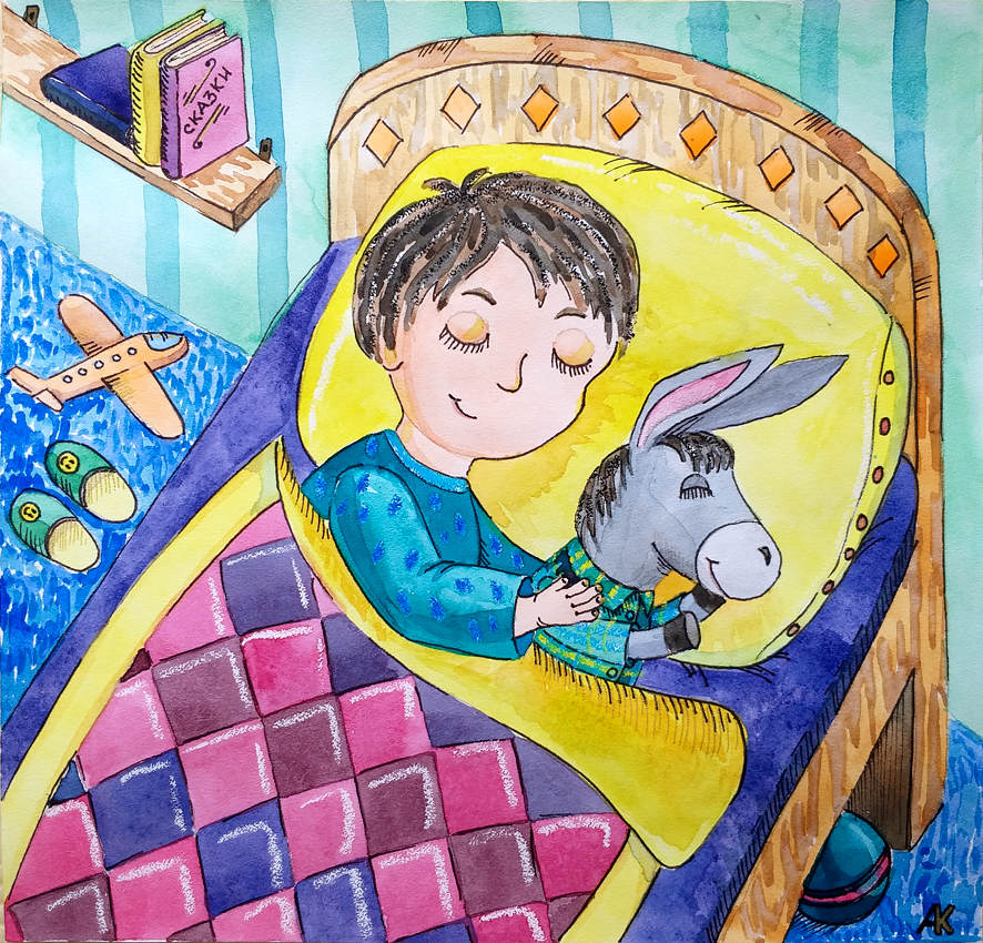 Лёша и ослик