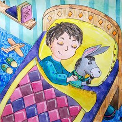 Лёша и ослик