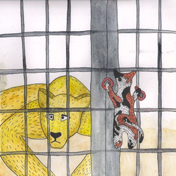 Кошка и львица