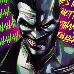 Comics Book Cover Joker vs Batman