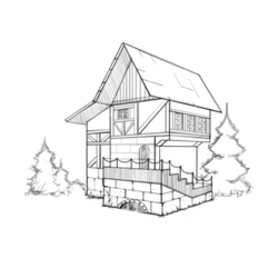 Дом лесной ведьмы