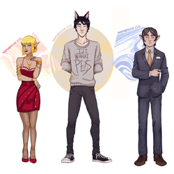 Дизайны персонажей