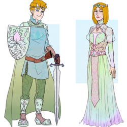 рыцарь и принцесса