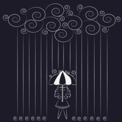 Девочка с зонтом 