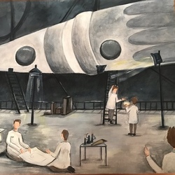 Цех где собирают космические ракеты