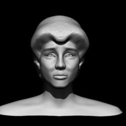 Портрет девушки в Zbrush 