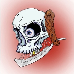 Эскиз принта на футболку.