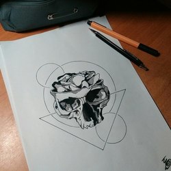 Эскиз тату.
