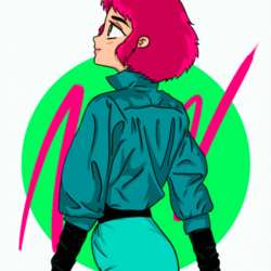 80's anime style