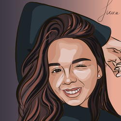 Портрет красивой шатенки