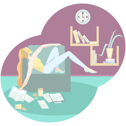 Жизнь студента (момент перед сессией)