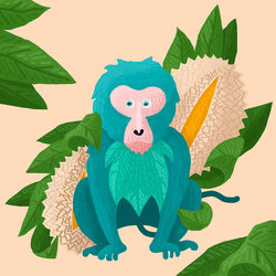 Blue monkey