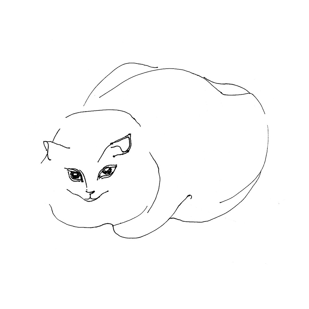 Иллюстрация Глаза кошки в стиле графика, концептуальный, скетчи |