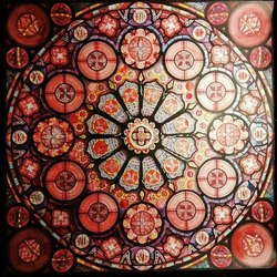 stained glass window