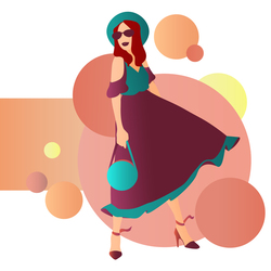 Дама в шляпе