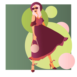 Девушка в шляпе