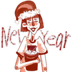 открытка "Новый год"