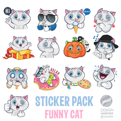 Funny cats Stickers