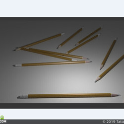 Modeling Texturing Pencil