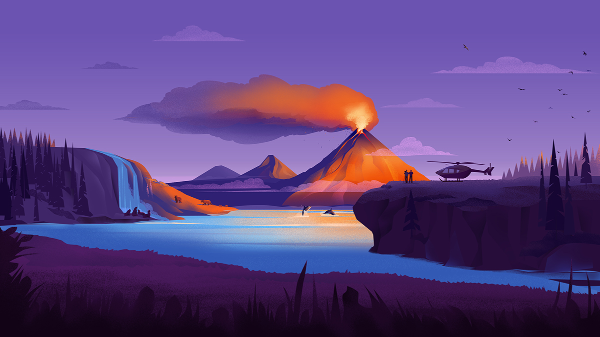 Иллюстрация Настоящие приключения в стиле компьютерная графика,