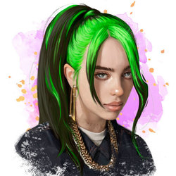 Портрет Billie Eilish