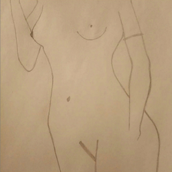 Обнажённая (перерисовка)