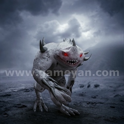 3D Monster персонаж Моделирование дизайн плаката от Анимационной студии Post Production