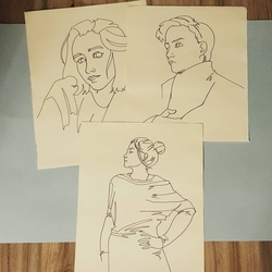 Линеарные портреты