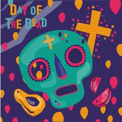 Day of the dead illustration 