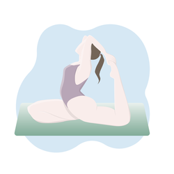 Девушка йога