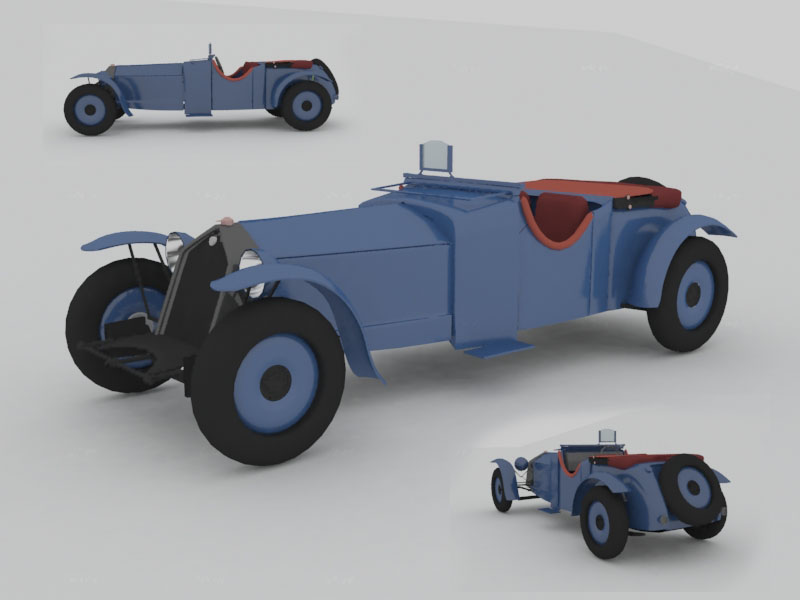 Иллюстрация альфа ромео в стиле 3d | Illustrators.ru