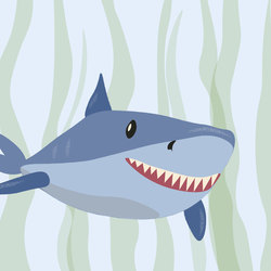 Алфавит. А - акула