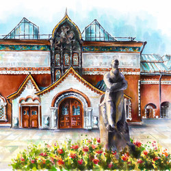 Третьяковская галлерея. Иллюстрация