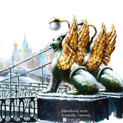 Банковский мост. Иллюстрация